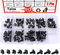 Taiss 90PCS Interrupteurs à bouton-poussoir tactiles à 2 Broches Kit d'assortiment d'interrupteurs Momentané mini interrupteur poussoir 6 x 6 x 4.3/5/6/7/8/9/10/11/12mm (Chaque Valeur 10pcs) QC-9V-2P