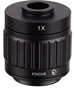 AmScope - 1X C-mount Camera Adapter for Microscopes with CX Photo-port - AD-C10-CX
