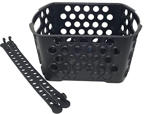 Bike-Korb – BiKASE Dairyman geformter Korb, universell passend für alle Gepäckträger, einschließlich Elektrofahrräder mit hinteren Batterien, einfaches An- und Ausziehen.