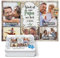 Foto-Puzzle mit 5 Fotos Bedrucken - Glück ist einen Papa wie Dich zu haben - Collagen-Puzzle selber gestalten für den Papa - 2000 Teile inkl. hochwertiger Metalldose