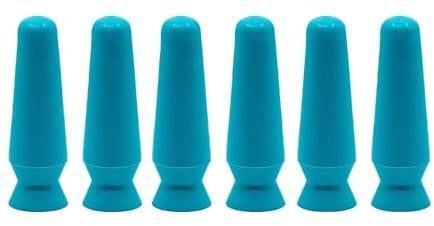 DMV Scleral Cup Lens Inserter Pack of 6, Ventless Contacts Inserter Tool for Scleral Lenses, Hard Contact Lenses, and Prosthetic Eyes, Applies Contacts Safely, Comfortably & Hygienically