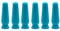 DMV Scleral Cup Lens Inserter Pack of 6, Ventless Contacts Inserter Tool for Scleral Lenses, Hard Contact Lenses, and Prosthetic Eyes, Applies Contacts Safely, Comfortably & Hygienically