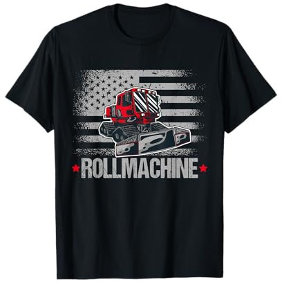 Rollmachine Pistenraupe Pistenbully Wintersport T-Shirt