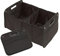 CR-Lights Auto Faltbox, Kofferraumtasche faltbar, Einkaufstasche, Kofferraum-Organizer, Autotasche, Falt-Korb, Falttasche, Kofferraumtasche, Aufbewahrung Taschen, Box, schwarz, 50 cm x 32 cm x 27 cm