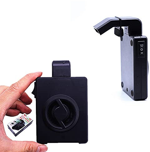 Aquarium Lüfter Verstellbarer Aquarium Kühler Aquarium Ventilator Kühlgebläse für Süß- und Meerwasseraquarien Black