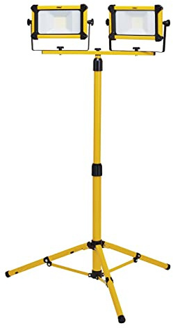 Draper 03201 110V SMD LED Tripod Site Light, 2 x 20W, 4400 Lumens