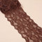 10 Yards Elastizität Spitzenbordüre Spitzenband,8cm Breite Bunte Spitzen-Blumen Borte Dekoband Zierspitze Zierband Spitzenstoff Spitzenborte für Nähen DIY Handwerk Kleidung Unterwäsche,Braun