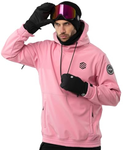 SIROKO - Veste de Snowboard W1 Dolomites - S - Rose bonbon