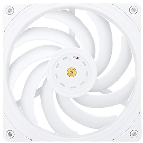 Thermalright TL-B14W 140mm CPU Cooler Fan, Computer White Case Fan, PWM Control, 1500RPM, Static-Pressure Performance Fan for S-FDB Bearing(White)