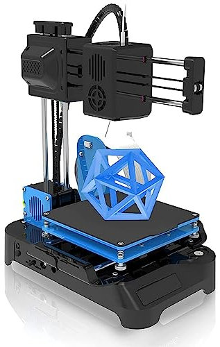 ASHATA FDM -3D-Drucker, Leiser, Hochpräziser 3D-Drucker, Verbesserte Extruder-Technologie, 10,2 X 10,2 X 10,2 cm Druckvolumen, Kleiner 3D-Drucker für Professionelle Anfänger