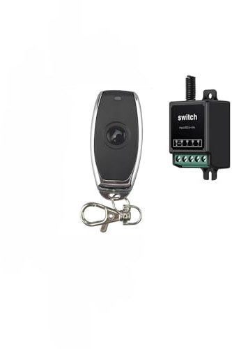 433mhz Rf Modul DC 5-48v Drahtlose Fernbedienung Schalter 12v Trockenkontaktschalter Relaisausgang 12v Mini Relais Rf Drahtloser Schalter für Tür licht (1 Sender)