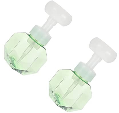 minkissy 2st Funkelnde Flasche Sprühflasche Gel Spender Schäumende Pumpflasche Bubble Hand Soap 75% Pumpflasche Reise Flaschen Blasenmacher Reisen Flüssig Top-pp-Material