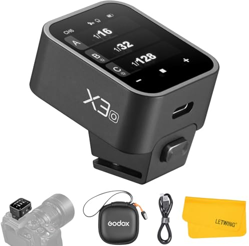 Godox X3-O TTL Flash Trigger Compatiable for Olympus Panasonic Camera, 2.4G Wireless Touchscreen Support TTL Flash X3 Transmitter (X2T-O XPro-O XProII-O Upgraded Version)