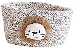 AQQWWER Behälter zur Organisation Tierhandgemachte Baumwolle Seil gewebt Lagerkorb Spielzeug Desktop Aufbewahrungsbox Spielzeugkorb Sungrias Aufbewahrungsbox (Color : C)