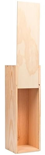 lotdevin Caisse en bois range bouteille Champagne Mabouteille.fr® - Champagne coffret caisse a bouteille parfait pour Conservation & Présentation [ Sac bouteille champagne ] (1 bouteille Magnum)