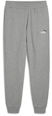 Puma Herren ESS 2 Color No. 1 Logo Sweatpants TR cl Gestrickte Hosen, Medium Gray Heather,