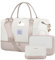 LOVEVOOK Reisetaschen Set Damen Sporttasche Groß Handgepäck Tasche Weekender Travel Duffle Cabin Bag Women Kliniktasche Geburt Wickeltasche Carry On Luggage für Flugzeug Gym Camping Beach