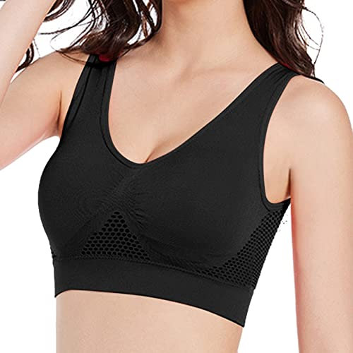 TYUIOP Padded Bras for Women Plunge Bras Comfort Bra Invisible Bra Straps for Backless Stick On Bra for Bigger Bust Women'S Bras Plus Size Crop Tops Bra for Girls Double Layer