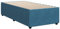 vidaXL Bettgestell, Polsterbett Bett für Schlafzimmer, Bettrahmen mit Lattenrost, Einzelbett Schlafzimmerbett, Blau 90x200 cm Samt