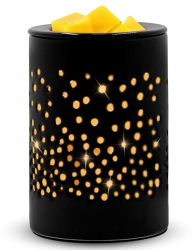 Bobolyn Ceramic Electric Wax Melt Warmer - Candle Waxing Warmer Burner Melt Wax Cube Melter Fragrance Burner for Home Office Gift Yoga Spa