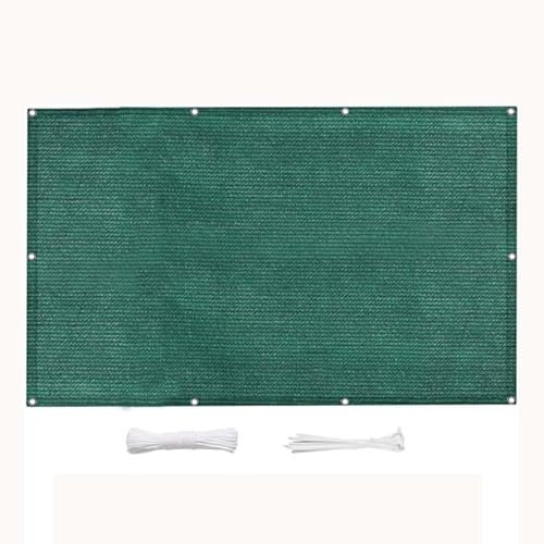 Amunpitic Balcony Screen Privacy Fence Cover 1.4x1.8m, Fence Mesh Shade Cloth, UV Protection Balcony Privacy Screen with Grommets, Balcony outdoor Privacy Screen Fence with Cable Tie