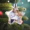 Personalisierte Weihnachtskugeln mit Foto, Weihnachtskugel personalisiert mit doppelseitig bedrucktem Foto, Personalisierter Weihnachtsschmuck für Familie, Freunde, Partner und Babys - Stern