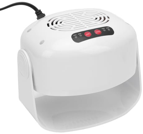 Luft Nageltrockner Nageltrocknungsventilator mit Heißem Kühlem Wind Professioneller Luft Nageltrockner Luft Nagelventilator Föhn Tragbarer für den Normalen Nagellack-Salon zu