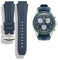 20 mm gebogenes Silikonarmband für Omega x Swatch Moonswatch – weiches und bequemes gewebtes Muster, keine Lückenentladung, Ersatzband für Damen und Herren, kompatibel mit Uhren der Gelenk-Serie