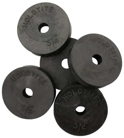 5 Pack 3/4 Flat Tap Washers (25mm OD) Rubber
