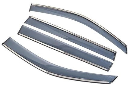 Windabweiser Regenabweiser 4X Windabweiser Für VW Für Touran 2016–2023 Autofenster Regen Augenbrauenschutz Sonnenblende Markisenverkleidung Windschutz