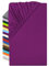 npluseins 1519.2192 Drap-housse en microfibre - Respirant et convient aux personnes allergiques - 140 x 190-200 cm - Violet
