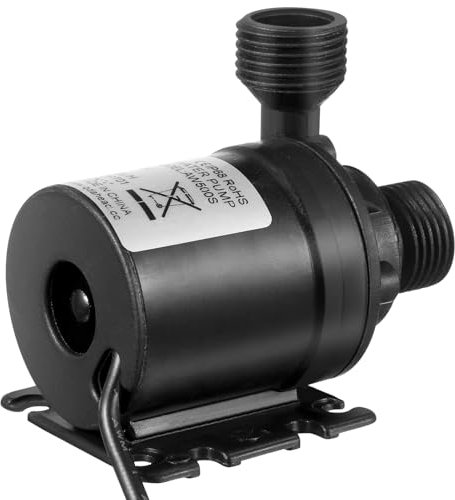 ULTECHNOVO Bürstenlose Tauchpumpe 800L/H 5M FöRderhöHe DC 12V Mini Wasserpumpe Für Fischteich Springbrunnen Wasserfall Hydrokultur Aquarien Wasserzirkulationssystem