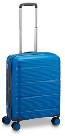 RONCATO R-LITE trolley cabina 55 cm, espansibile, con sistema di chiusura TSA - Blu Cobalto