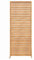 Paravent Raumteiler, Wand Trennwand Holz Lamellen Säulen, Sichtschutzwand Holz Natur Baum, Sichtschutz für Büros, Balkon,Schlafzimmer,Außengarten(Wood,150cm/59in)