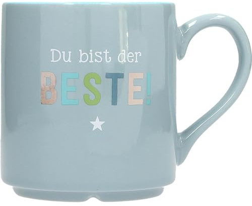Depesche 0013594-026 Lieblingsbecher Motiv Nr. 26, Henkeltasse mit Spruch, 300 ml, aus Porzellan, teilweise mit Goldfolie und Innendruck