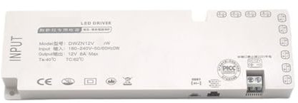 IYNWBJTS Interface de Cordon d'alimentation dédiée for Armoire de Garde-Robe 12 V avec lumière LED(12V-150W)