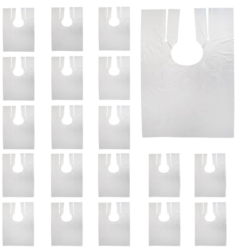 100Pcs 60x90cm Disposable Hairdressing Capes Plastic for Hair Colouring | No Washing Required, Transparent Disposable Capes for Salon Barber Shop and Home DIY Hair Dye Hair Cutting