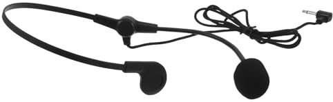 Angoily Dynamisches Kopfbügelmikrofon mit Kabel Tragbares Mikrofon für Headset für Sänger Fitnesskurse und Präsentationen mit Lavalier-mikrofon für Klaren Klang und Geräuschunterdrückung