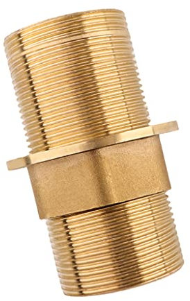 MagiDeal Einlochdeck Kalt Warmwasser Armaturen Nippel Kontermutter, 6cm