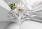 decomonkey Fototapete Blumen Lilien 350x256 cm XL Tapete Wandbild Wandbild Bild Fototapeten Tapeten Wandtapete Wandtapete 3d Effekt Abstrakt