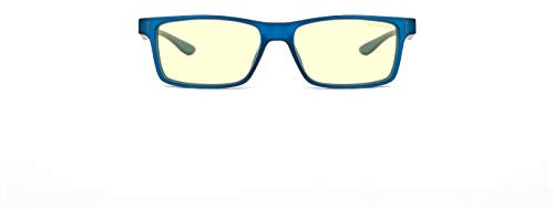 Gunnar Gaming- und Computerbrille - Kids - Cruz (age 12+), Navy Rahmen, Amber Linsen (Blockiert 65% Blaulicht und 100% UV-Licht) - Premium Blaulichtbrille - UV-Schutz,