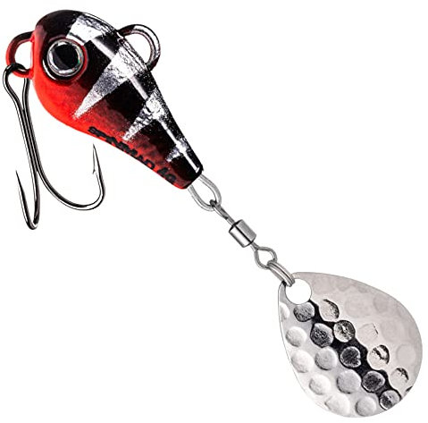SpinMad 4g Bleikopfspinner - Jig Spinner, Farbe Lieblingsköder:Black Perch