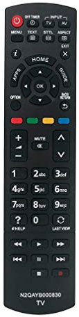 VINABTY N2QAYB000830 Sostituzione telecomando per Panasonic TV LCD TX-32AS500-E TX-L50BL6B TX-L50E6E TX-32ASX603 TX-39AS500E TX-50ASX603 TX-L32EF62 TX-50AS520Y