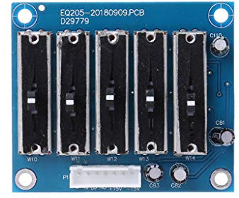 FangWWW EQ equalizzatore Hi-Fi Dual Channel, scheda audio regolabile preamp per amplificatore