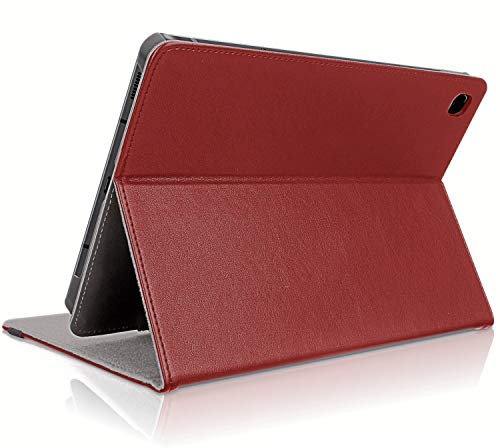 Samsung Galaxy Tab S6 Lite Funda con soporte para bolígrafo S - Funda protectora para tablet con soporte multiángulo seguro para Samsung S6 Lite (rojo)