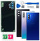 Eonpam Vitre Arrière pour Samsung Galaxy Note 10+ Plus N975 Origine Couvercle Batterie Remplacement avec Lentille de Caméra + Kit Réparation (Bleu)