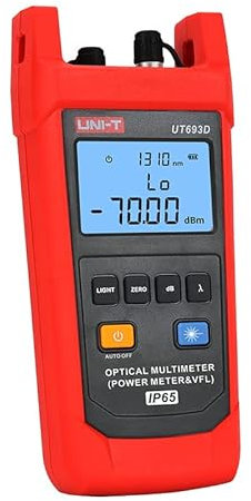 UNI-T UT693D - Fiber Optic Tester, Optical multimete, for Construction and Maintenance of Optical Cable Routes