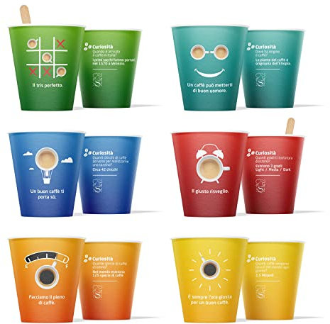 Stone&Stone Bicchierini Caffe 75ML Carta Ecologici Biodegradabili Compostabili Monouso Bicchieri Usa e Getta Bio Riciclabili Kit Bicchiere e Palette Asporto (1200)