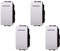 Deviatore 1P 16A Unipolare, Compatibile Con Bticino Living Light (4 Pezzi, Bianco)