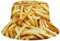 XVBCDFG Lebensmittel-Eimer-Hut, lustige, realistische Lebensmittel, Sommer-Fischer-Kappe für Frauen und Männer, Unisex, verstaubar, Strand-Sonnenhut für Reisen im Freien, Pommes Frites, One size